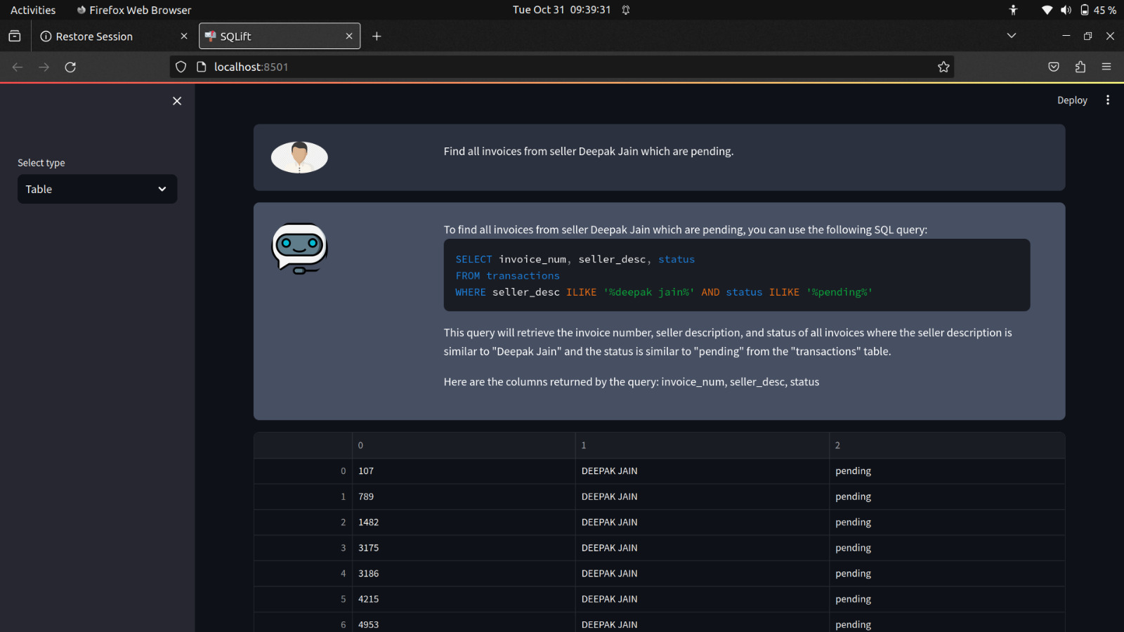 SQLift website preview image